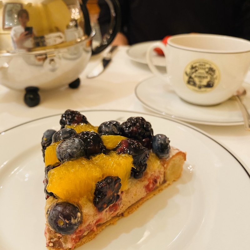 ブルーベリーのタルト(マリアージュフレール 銀座本店 )