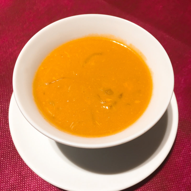 雲丹と鱶鰭のスープ(粥餐庁 新宿京王モール店)