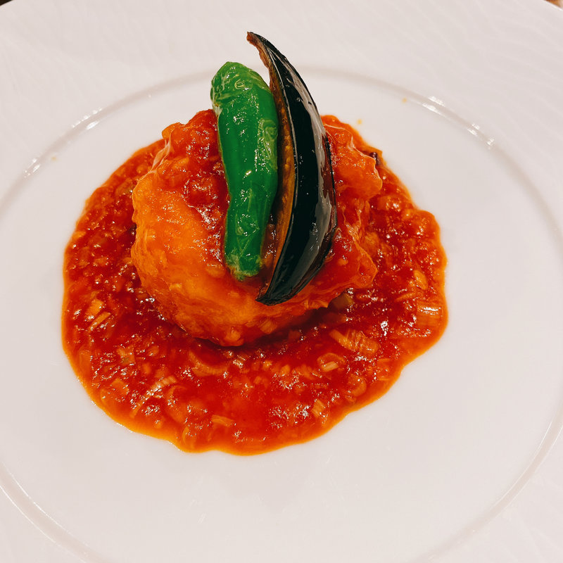 海老の唐辛子（チリ）ソース煮　ハーフ(結華楼)