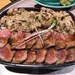 ロマン亭錦重（肉増し）(ビフテキ重・肉飯ロマン亭 エキマルシェ大阪店)