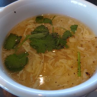 ベトナムランチAコース　カニ身とアスパラガスのスープ(チャオサイゴン 大阪肥後橋店 （Chao Sai Gon）)