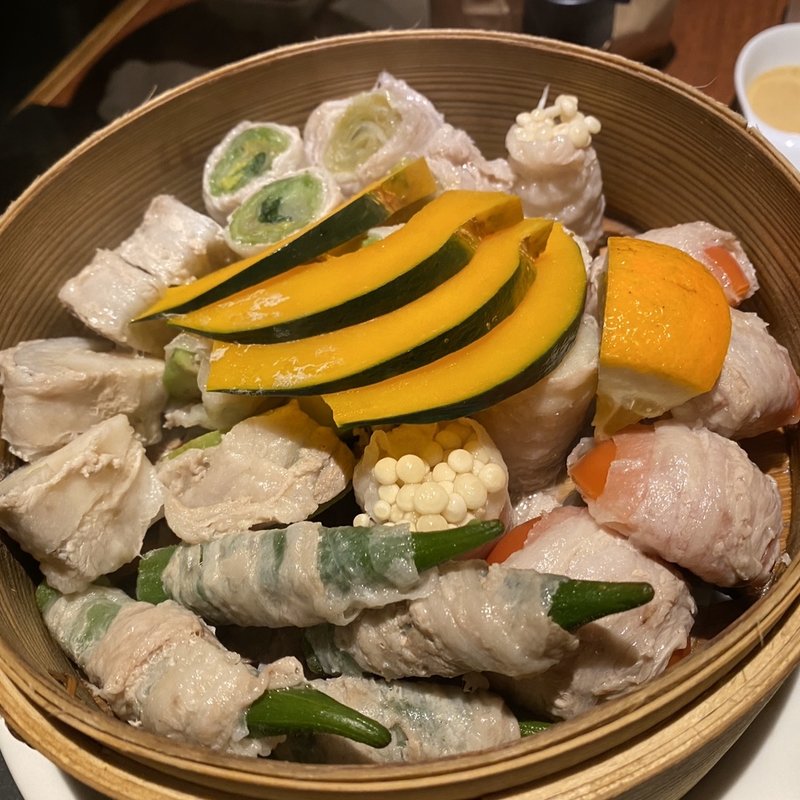 博多野菜巻き五種盛り(蒸屋 じょうきげん)