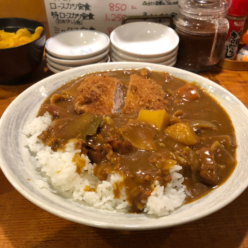 ヒレカツカレー(てっ平)