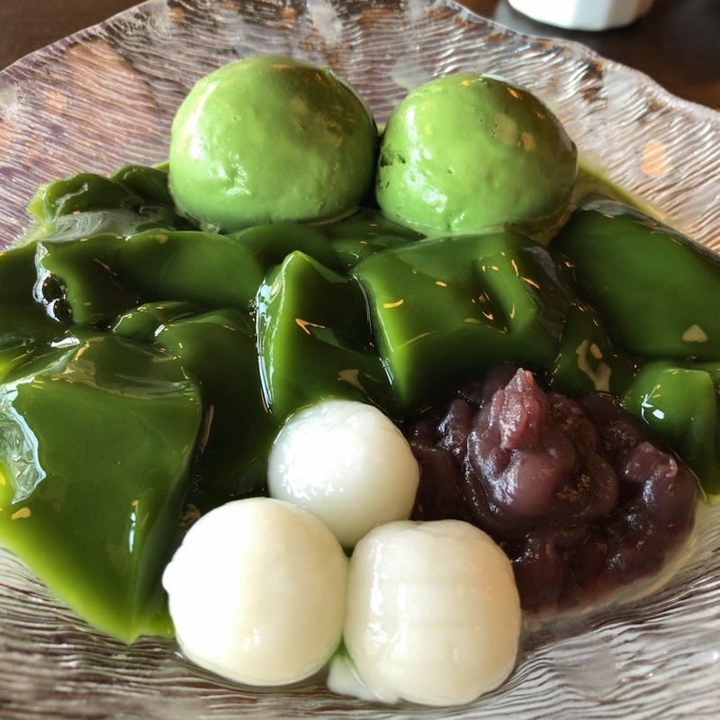 生茶ゼリィ（抹茶）(中村藤吉　平等院店)