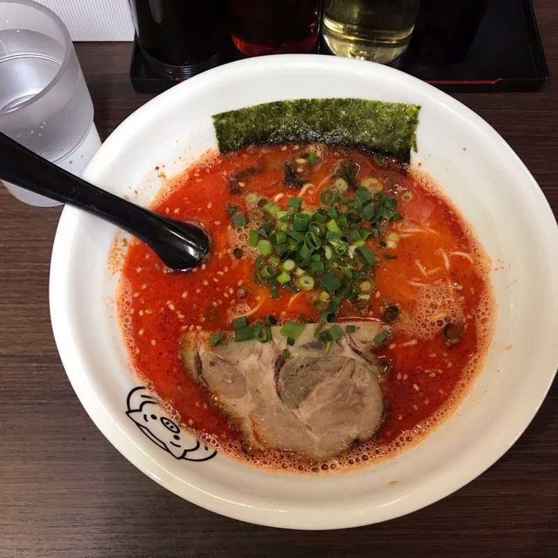 赤博多ラーメン(博多ラーメン 長浜や 立川店)