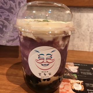 紫芋の黒糖タピオカミルクフォーム(越南茶房 笑多屋)