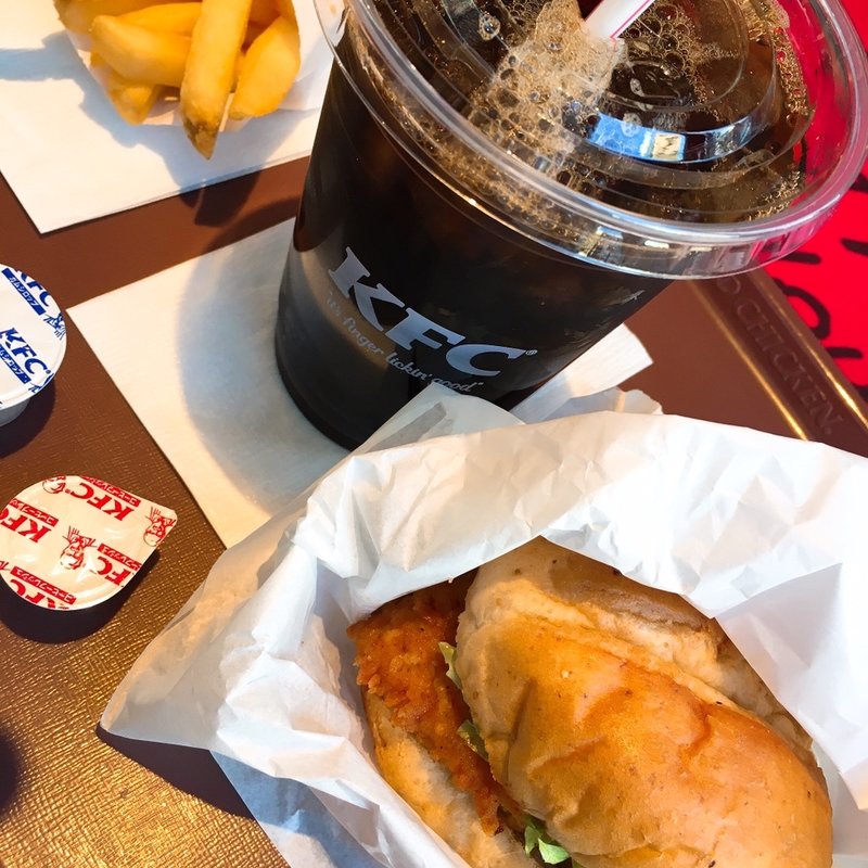 チキンフィレサンドセット(ケンタッキーフライドチキン 国立店 )