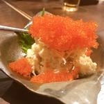 とびっことカニカマのポテトサラダ(今日も大漁や)
