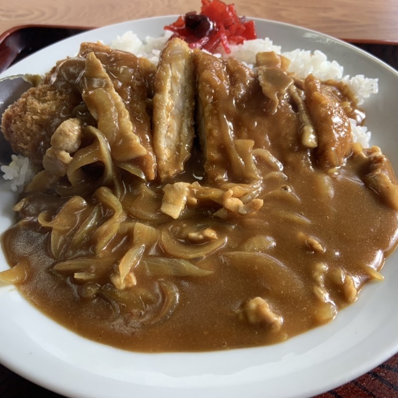 かつカレー(大作そば店)