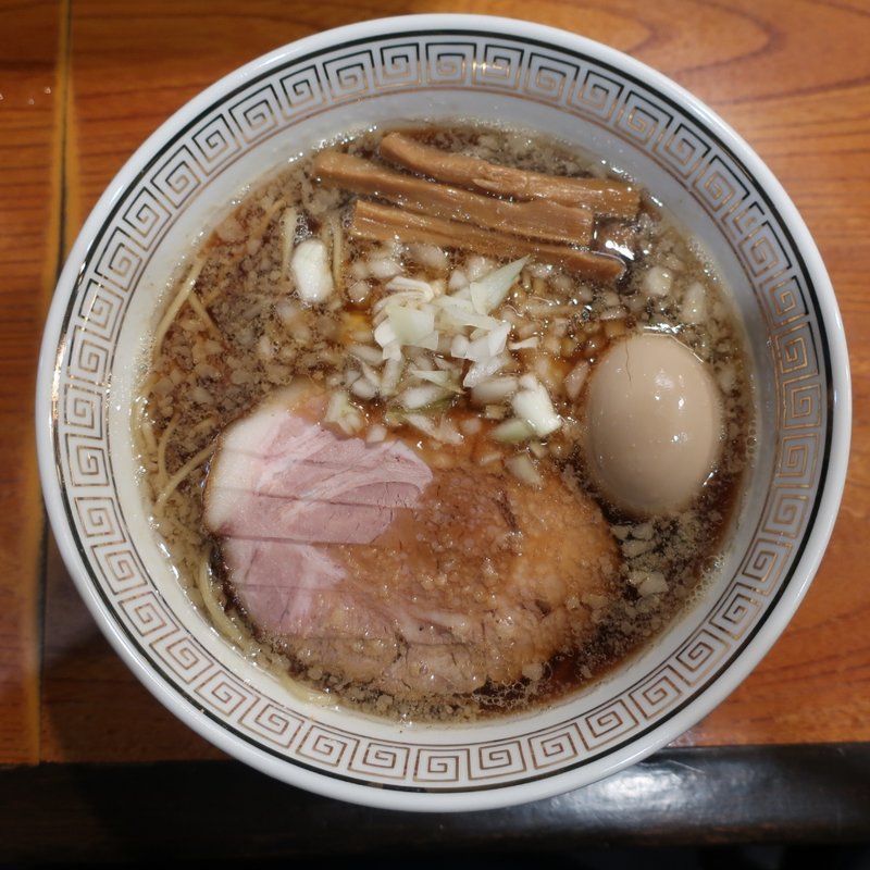 味玉煮干し醤油ラーメン(拉麺瑞笑)