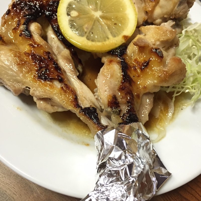 鳥のもも焼き　塩(鳥扇)