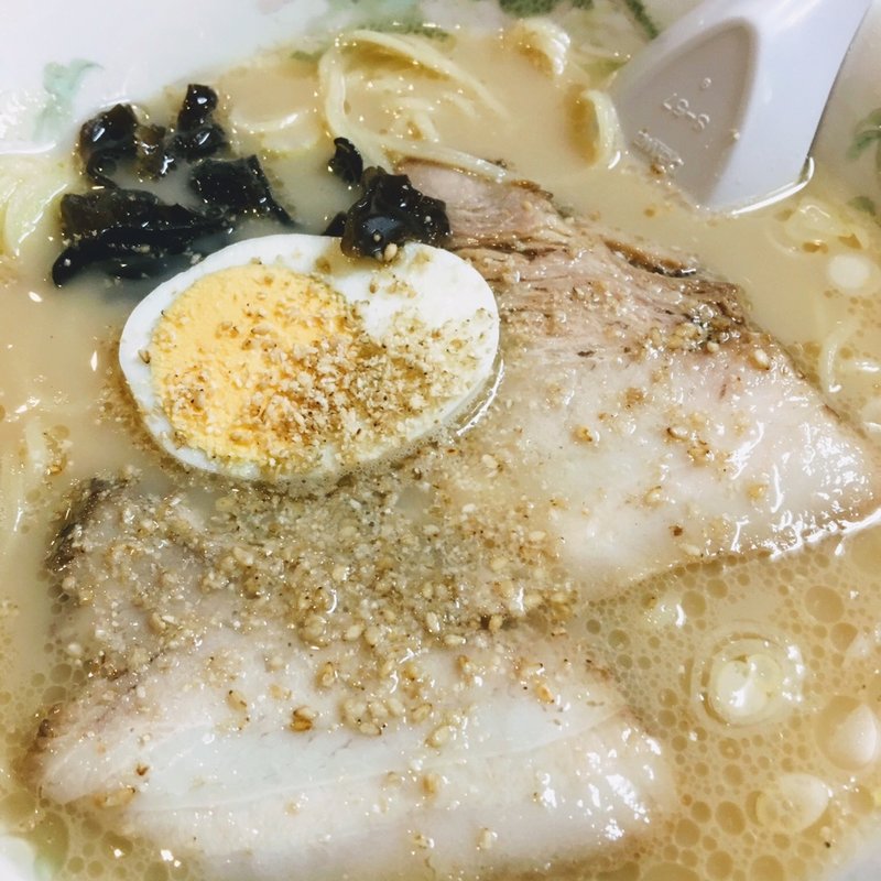 とんこつラーメン(ラーメン宝塔 豊橋店)