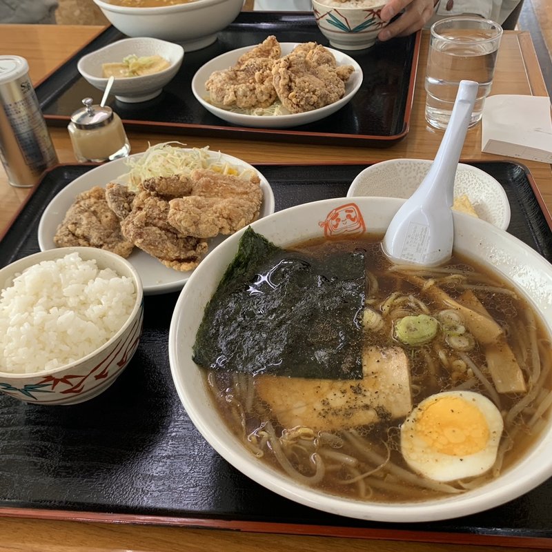 唐揚げセット(ラーメンだるまや 三笠店)