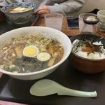 醤油ラーメンと酢めし(吉野鮨 )