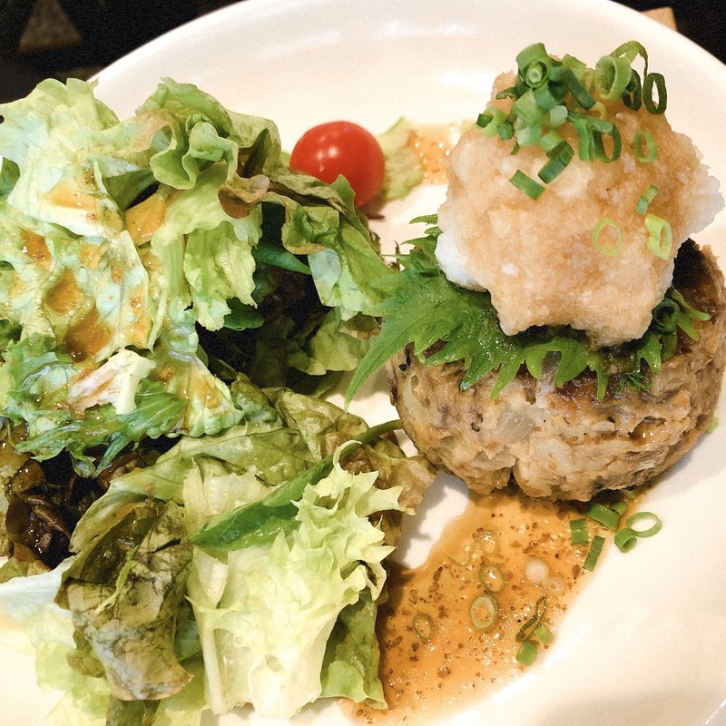和風おろしハンバーグ(おばんざい三貴)
