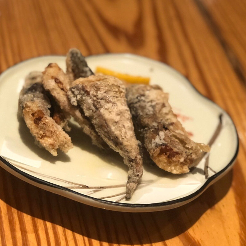 ハタハタ唐揚(割鮮　うを亀本店)