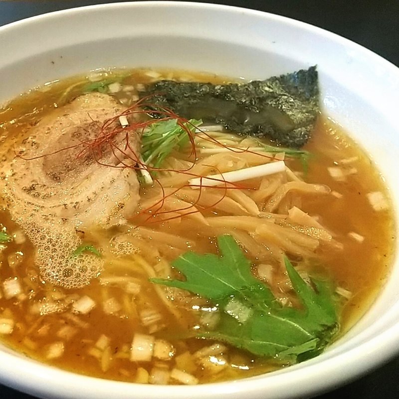 醤油ラーメン(らあめん 雅知)