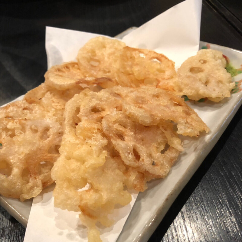 新れんこんの天ぷら(もっこすprimo)