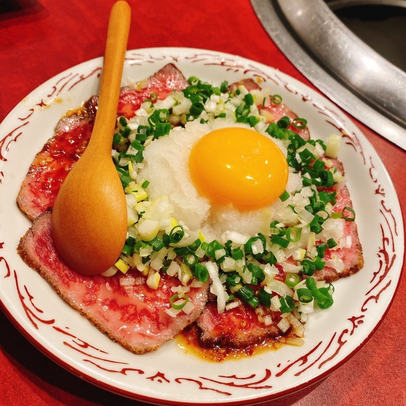 レアステーキ(正泰苑・芝大門)