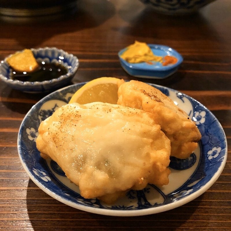 餃子巻(日本ワインとおでんフジヤマ)