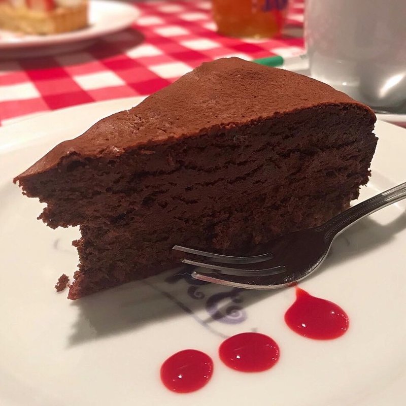 チョコスフレ（set）(マリオ・エスプレッソ 袋町店 )