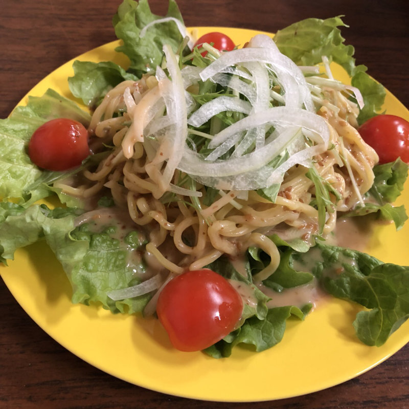 ラーメンサラダ(伊達温泉)