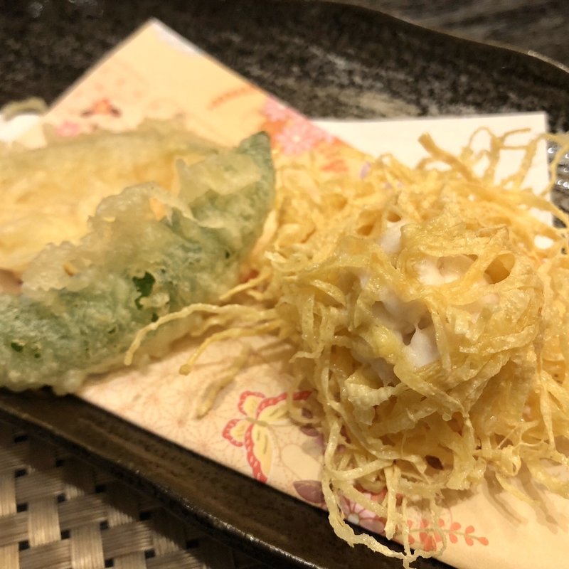 白子の天ぷら(博多かんべえ 別邸 )