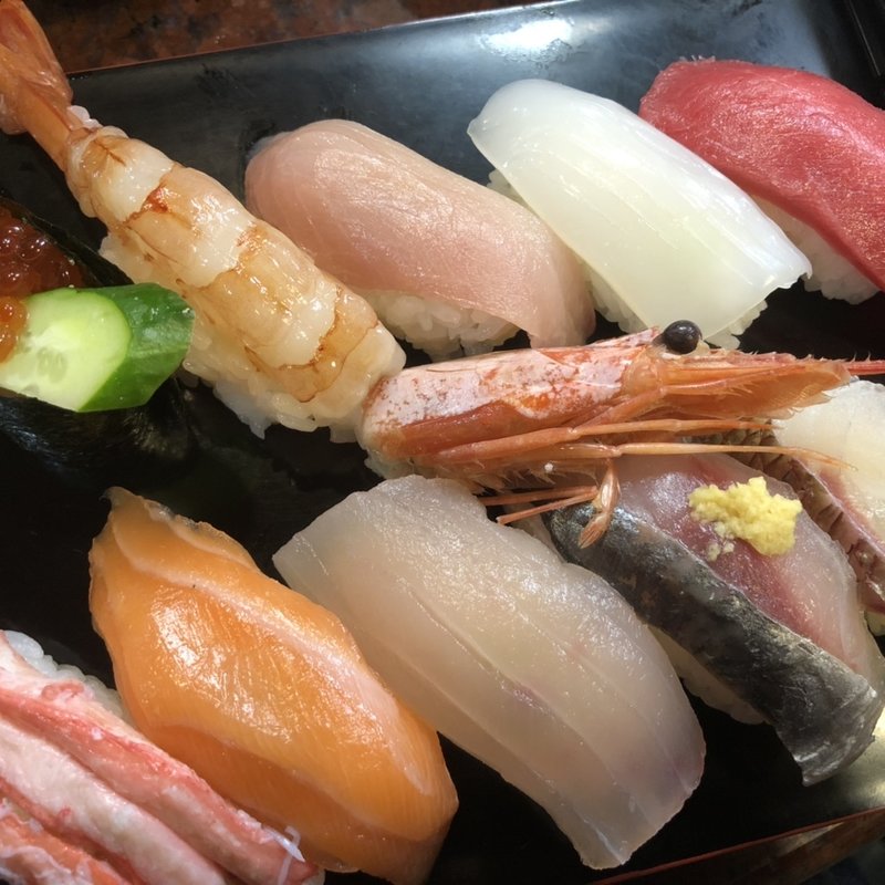 旬のおまかせ握り(近江町市場寿し)