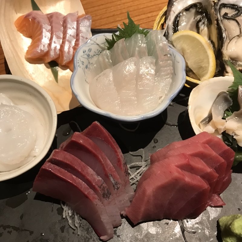 刺身3点盛り(吉祥寺魚金)