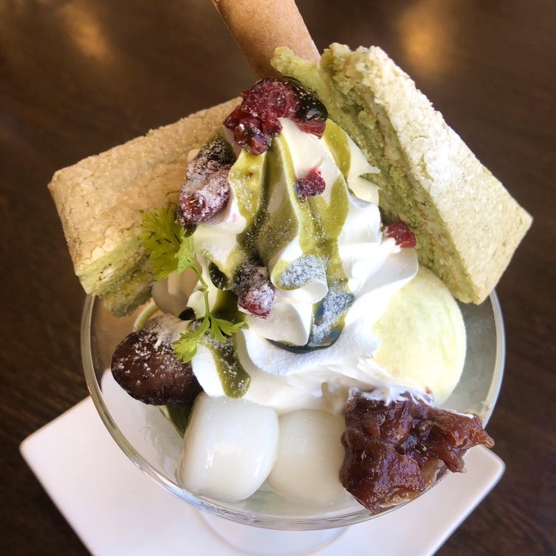 抹茶パフェ(パフェ屋そらり　大川店)