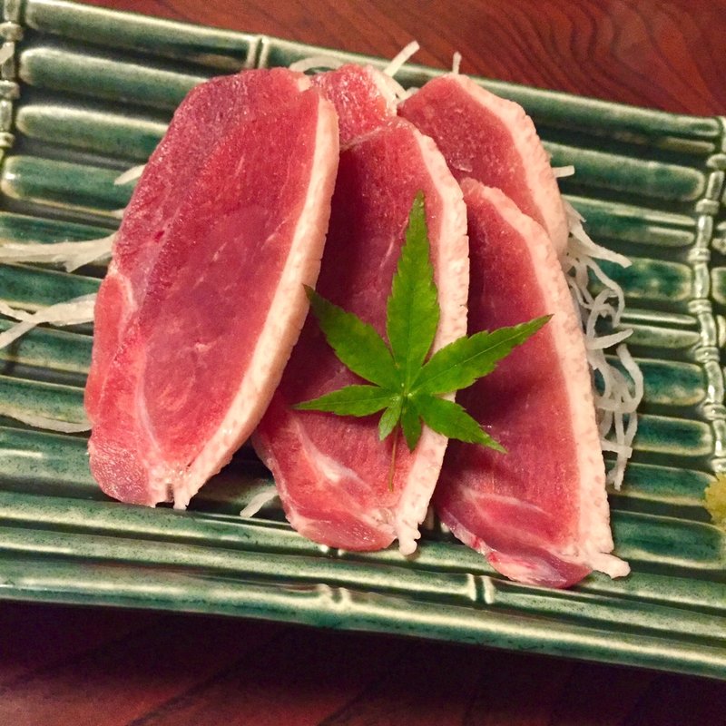 鴨の刺身(森のおはな)