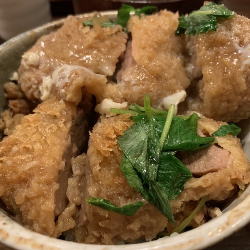 石焼きひれかつ丼(とんかつ・ビフテキ 塩梅)