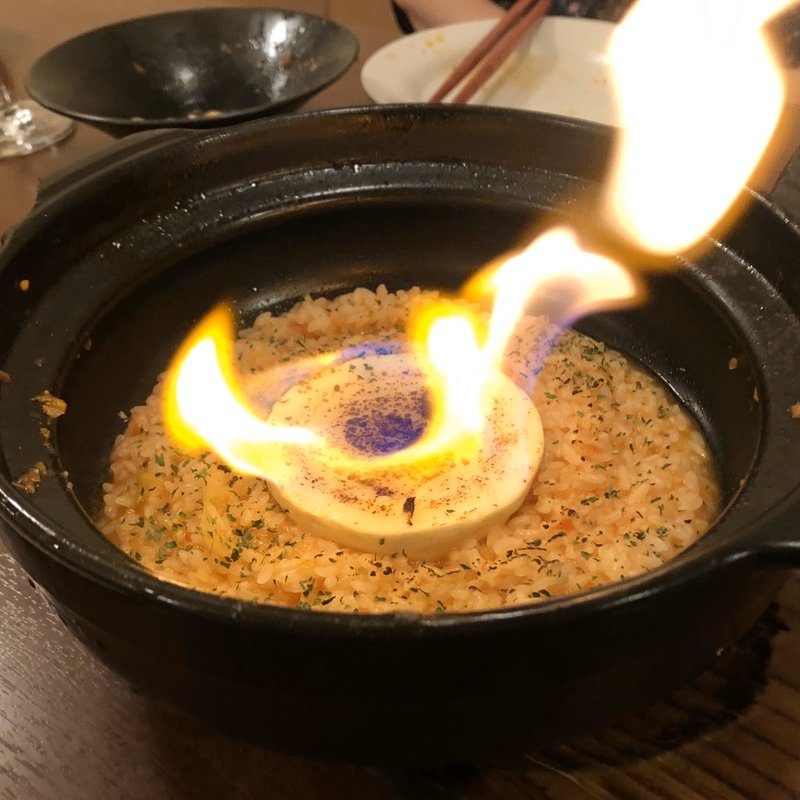 炎のカマンベールリゾット(チーズ酵房 Parme)