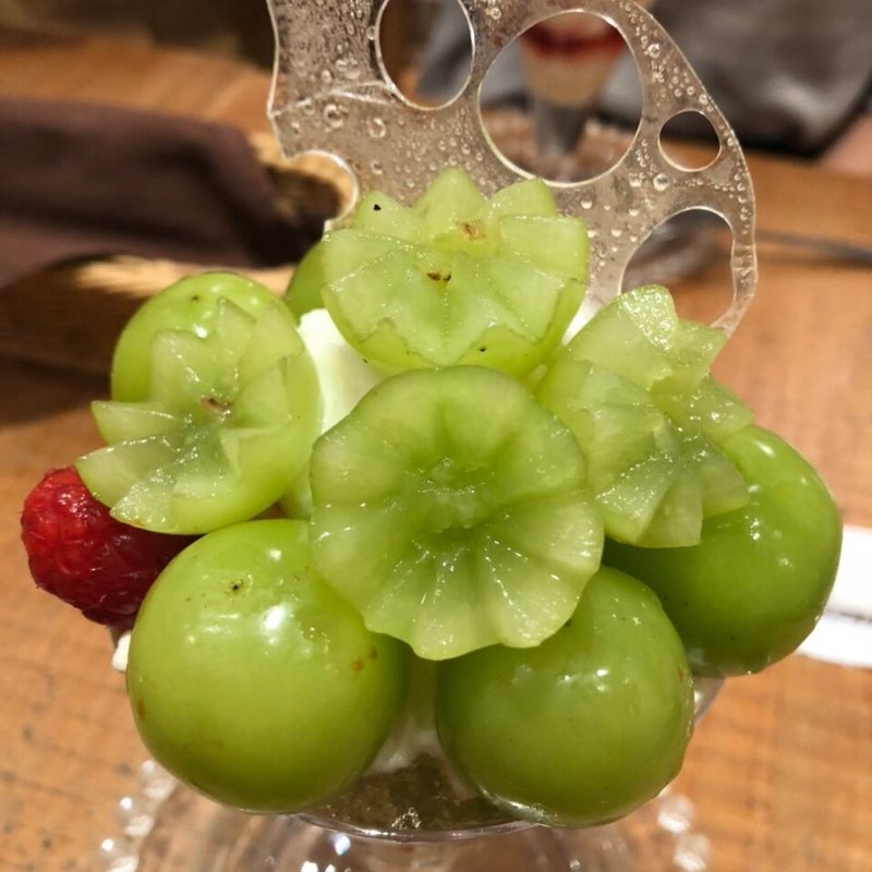 マスカットパフェ(キャンベル・アーリー 博多店)