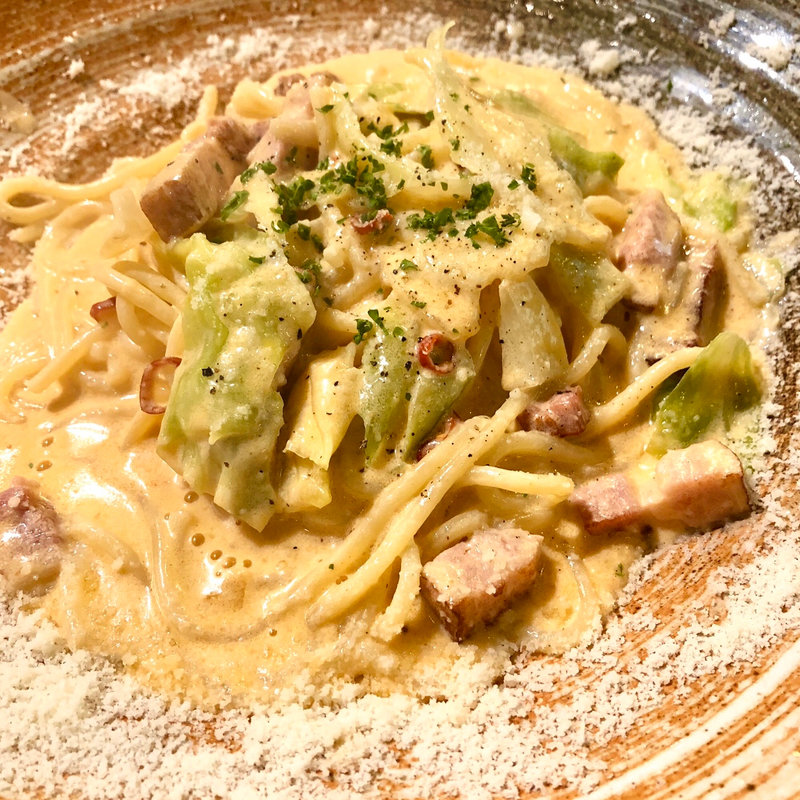 クリームパスタ(さんのかた)