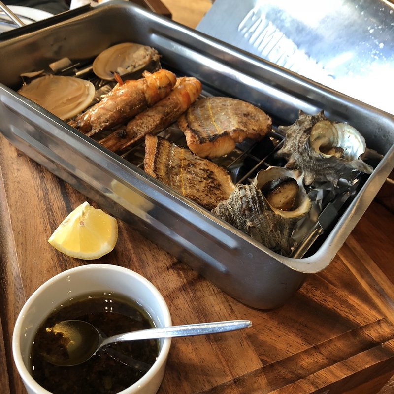 魚介のグリル(バール ヴィータ 天神店)