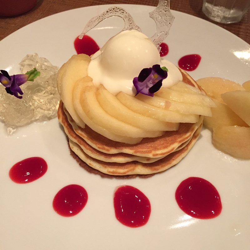 白桃パンケーキ(キャンベル・アーリー 博多店)