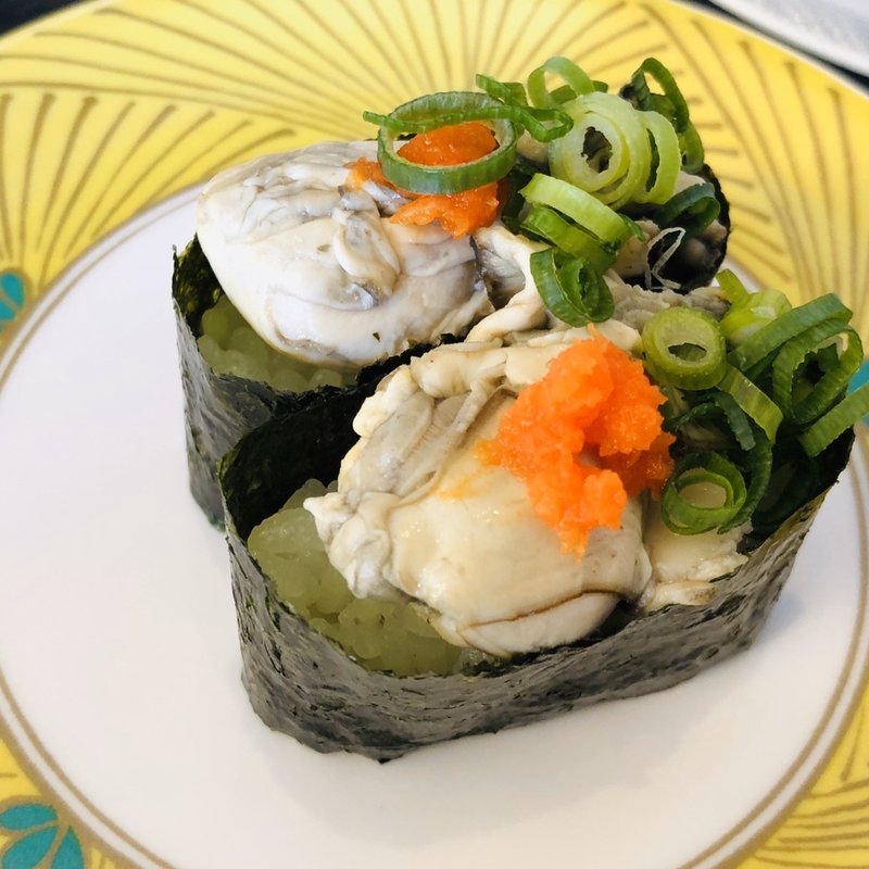 蒸し牡蠣　（一貫）(廻鮮すし　玄海丸 トリアス久山店)