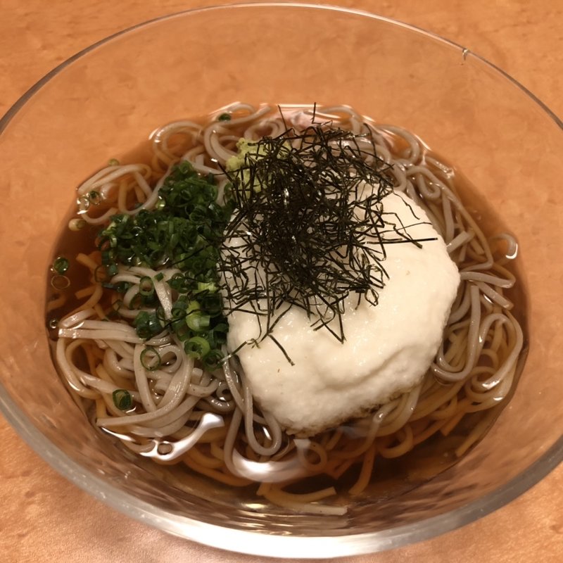 自然薯そばぶっかけ 長芋とろろのせ(喜乃屋 )