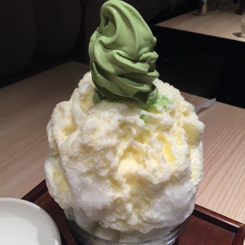 抹茶かき氷(京はやしや 博多)