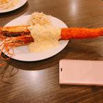 特大エビフライ