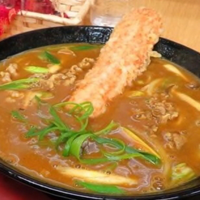 ちく天カレーうどん(手打ちうどん 紅屋)