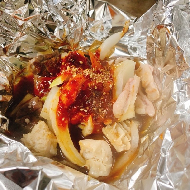 ミックスホルモン焼(しんみどう)