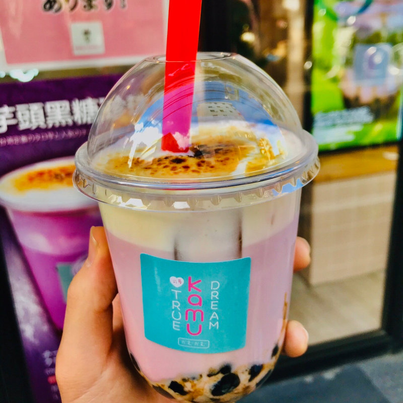 チーズクリーム黒糖タロ芋ミルク(KamuKamu かむかむ)