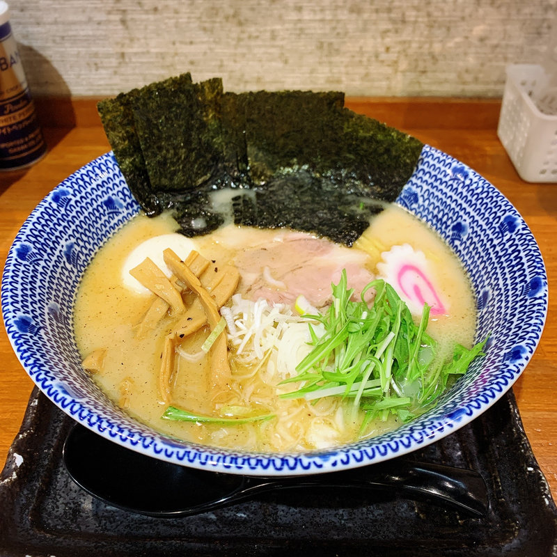 のり味玉中華そば(つけそば・まき野)