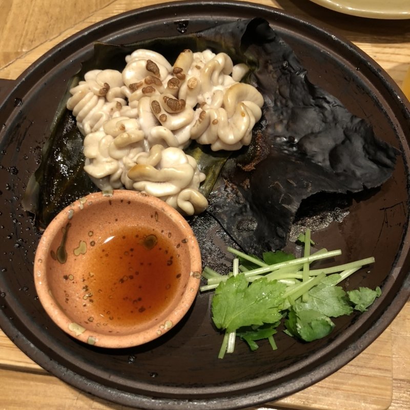 白子醤油焼き(鮮菜厨房 一心 はなれ いっぽ)