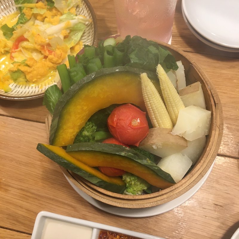 蒸し野菜(酒場ななめ)