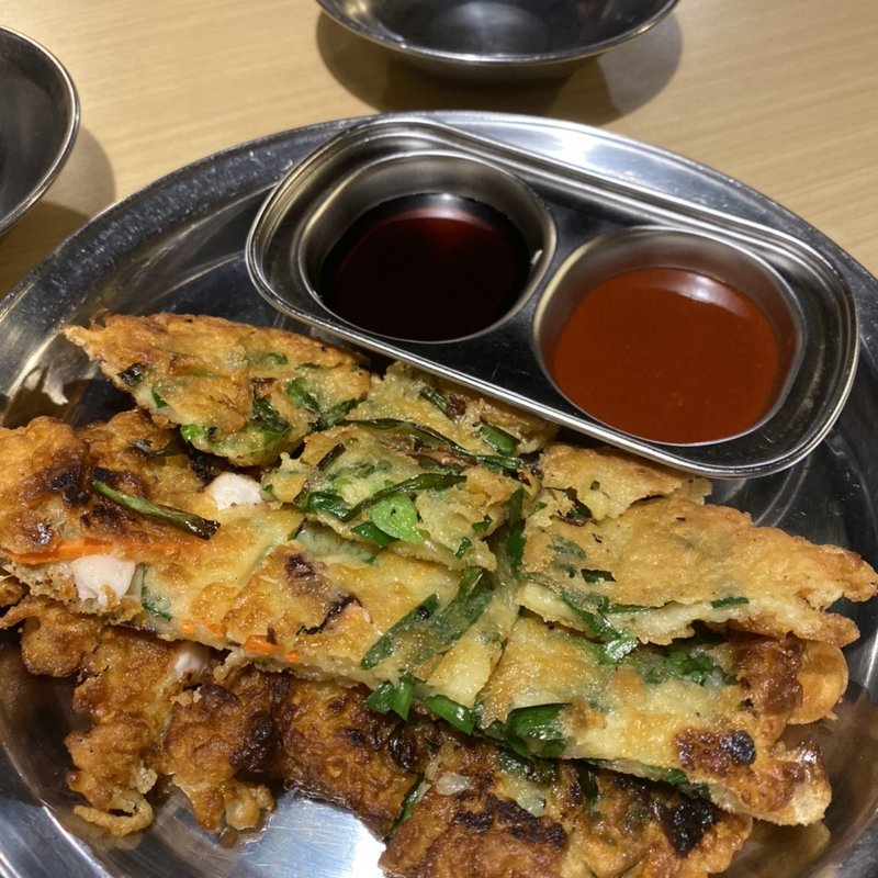 海鮮チヂミ(冷麺館 谷町店)