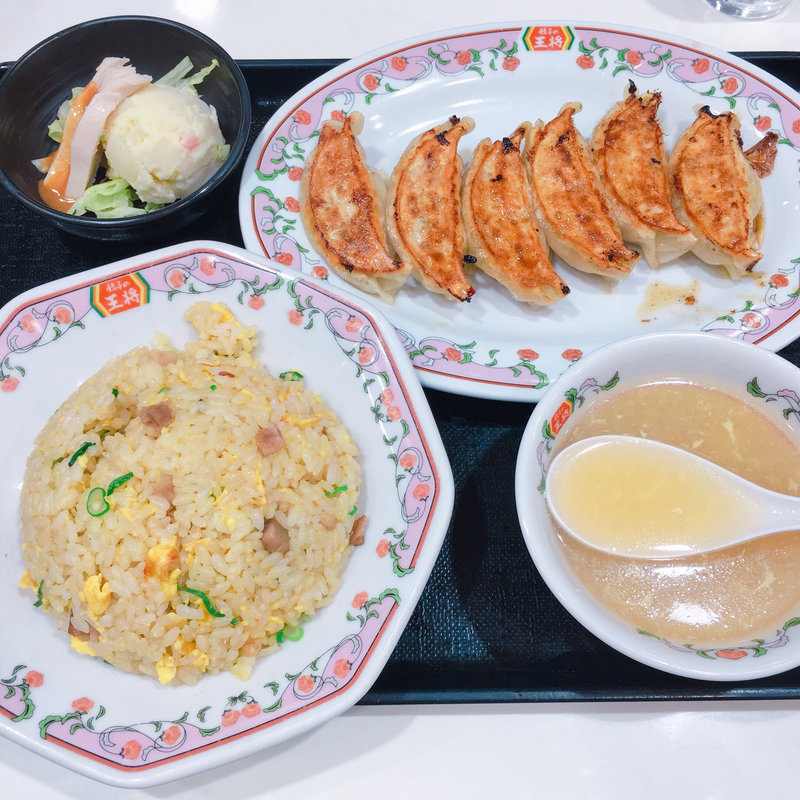 伝説の炒飯セット(餃子の王将 御徒町駅南口店)