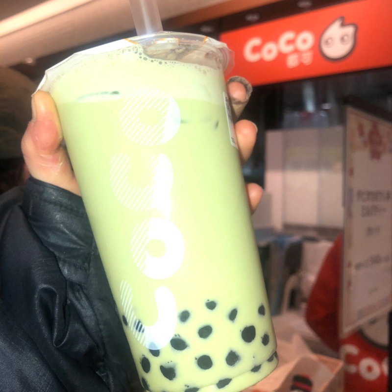 タピオカ抹茶ミルクティー Mサイズ(CoCo都可 エキュート立川店)
